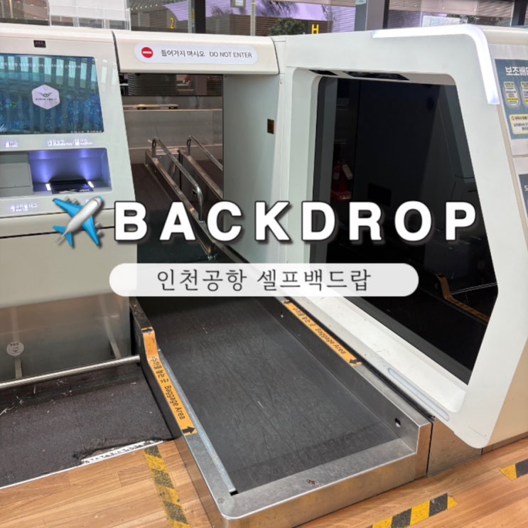  백드랍 뜻! 셀프예약 스마트패스로 인천공항 체크인 5분컷 실화?!