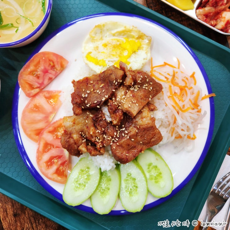  가산디지털단지 베트남식 돼지갈비덮밥 포비엣콴