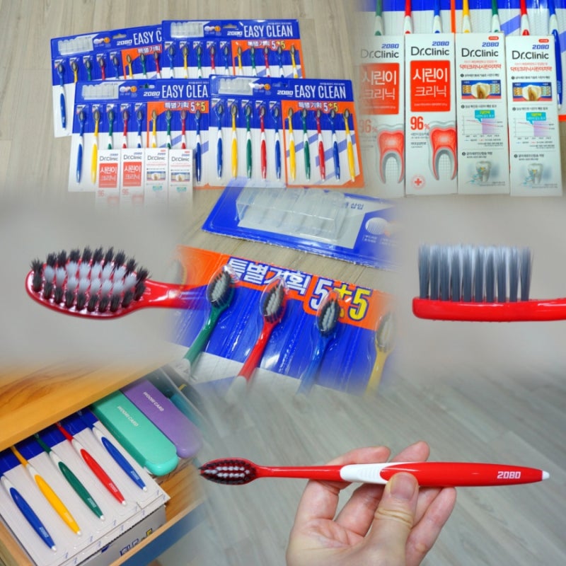 손님용칫솔 애경 2080 이지클린 초미세모칫솔 추천해요