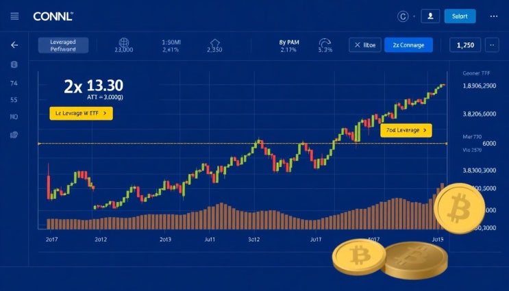   CONL주가 지금이 기회일까? 코인베이스 2배 ETF 완전 분석