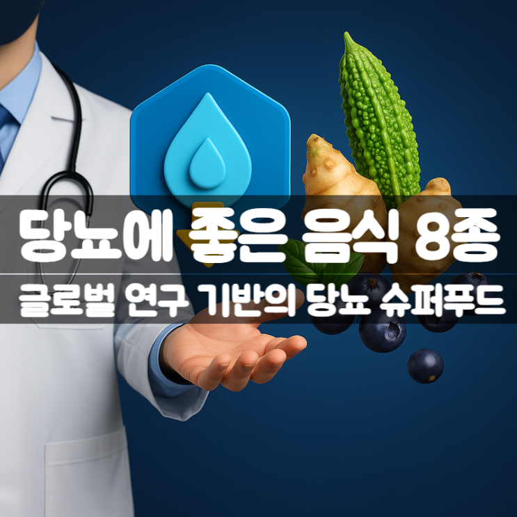  당뇨에 좋은 음식 8가지 – 논문으로 입증된 혈당 안정 식품