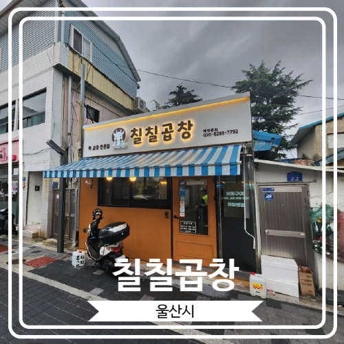  [칠칠곱창] 고소한 곱이 가득 들어 있는 울산 곱창 맛집