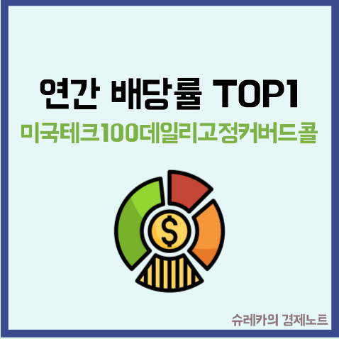  연간 배당률이 가장 높은 국내 ETF 추천