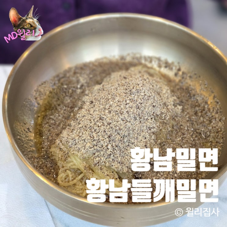  경주 황리단길 찐맛집 황남밀면 뉴 신상 황남들깨밀면 후기