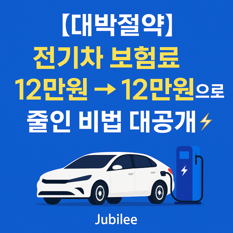   [대박절약] 전기차 보험료 19만원 → 12만원으로 줄인 비법 대공개! (정부혜택+할인 총정리) 