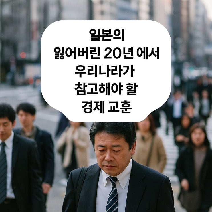  일본의 잃어버린 20년에서 우리나라가 참고해야 할 경제 교훈