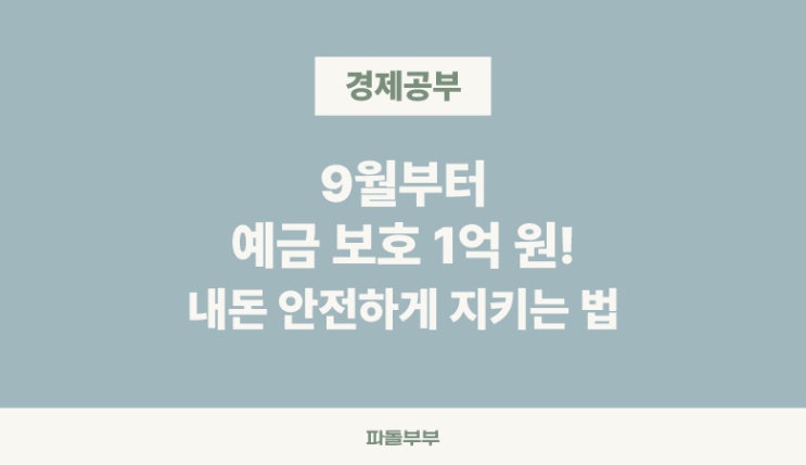  은행 예금보호한도 1억원 상향조정 시행시기 시행일 소급적용 가능 여부 제외 예외 대상