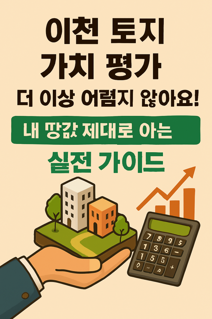  "내 이천 땅값, 정확히 얼마? 토지 가치 평가 기준부터 쉽게 알아보세요!