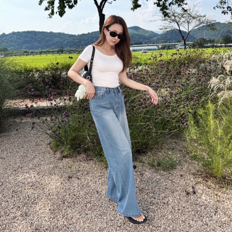  롱다리 핏 확실한, 여자 청바지 꼼마 CCOMA 데님팬츠 추천(f.무신사)