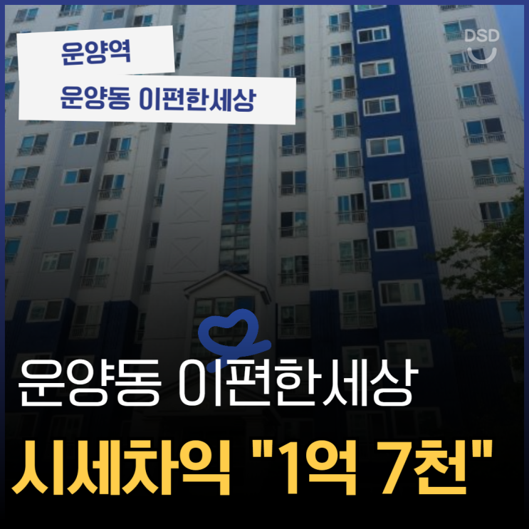  운양동 이편한세상, 시세 7억이 5억에 나왔다