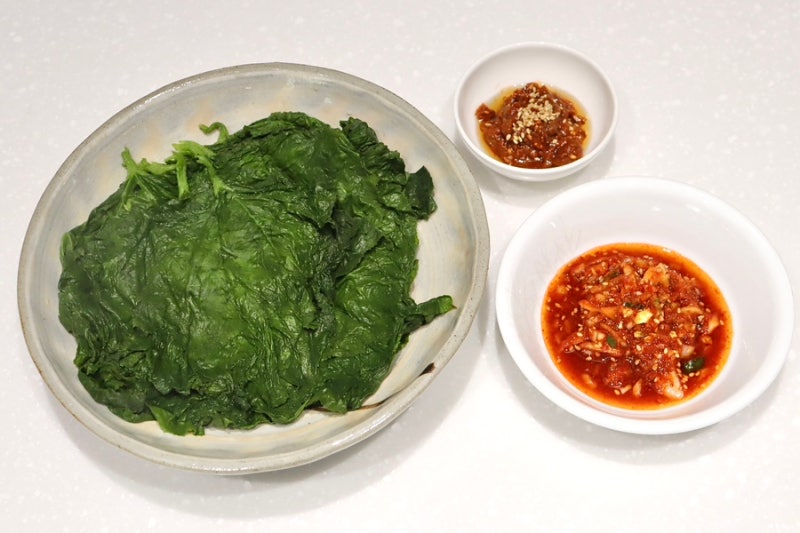 호박잎 찌는 법 호박잎 손질 방법 찌는 시간 젓갈 쌈장 양념장 만들기