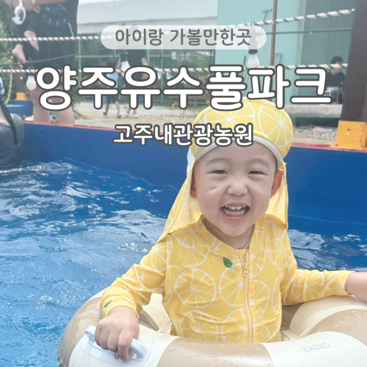  양주 유수풀파크 취사가능 수영장 고주내관광농원 4살 아이랑 방문 이용방법 총정리
