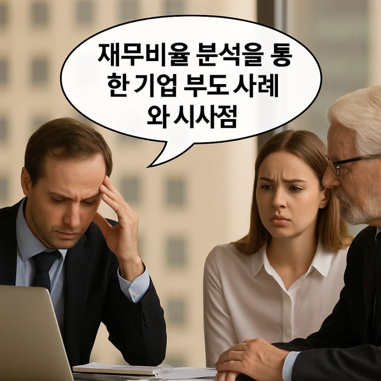  재무비율 분석을 통한 기업 부도 사례와 시사점