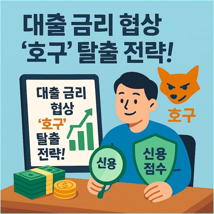  대출 금리 협상, 신용점수만 믿다 '호구'됩니다