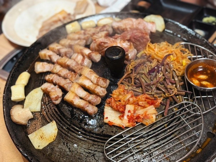  아이랑 함께 방문한 달서구 신월성동 구워주는 고기집 만재네