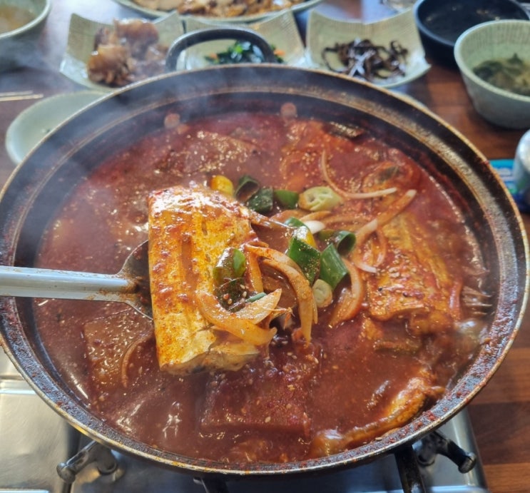  용담삼동맛집 제주어멍 통갈치 제주공항점 부모님 모시고 갈치 조림