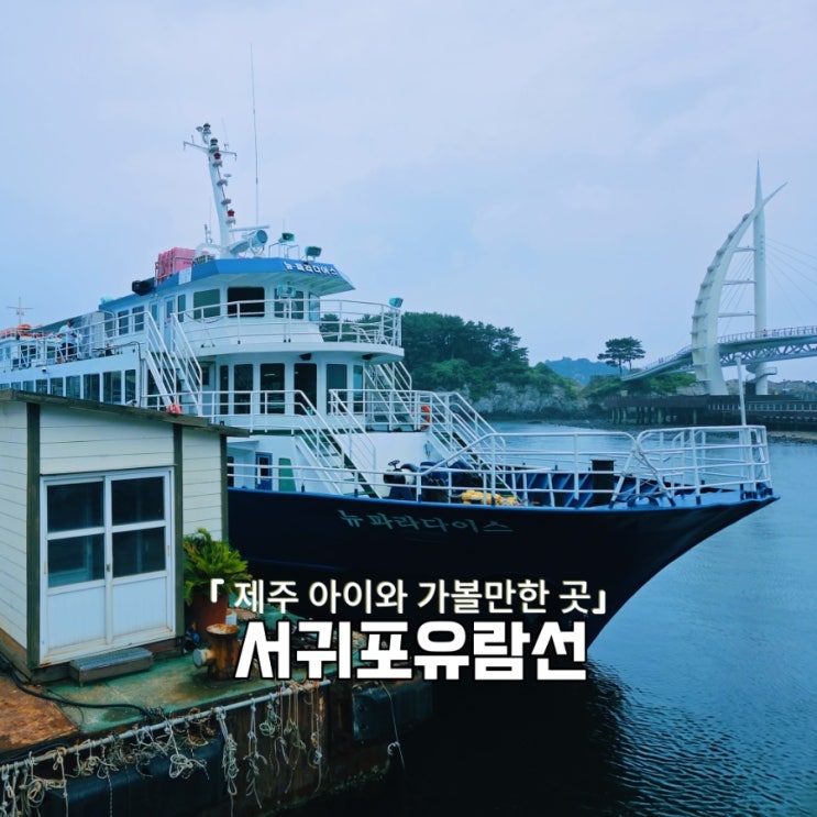  제주 아이와 가볼만한 곳 바다 위 힐링 서귀포유람선