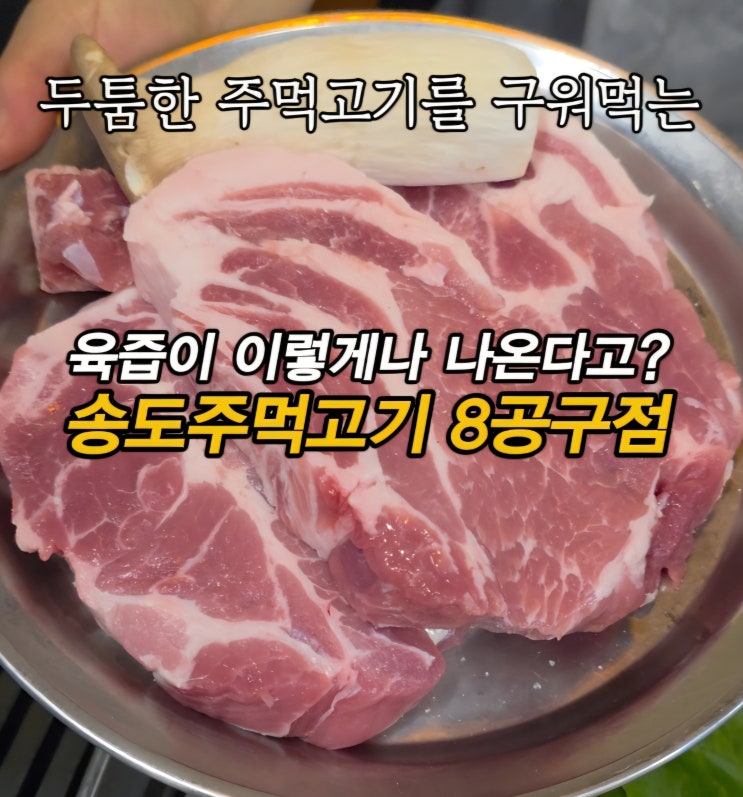  송도8공구맛집 송도 호반써밋 고기집 송도주먹고기 송도8공구점