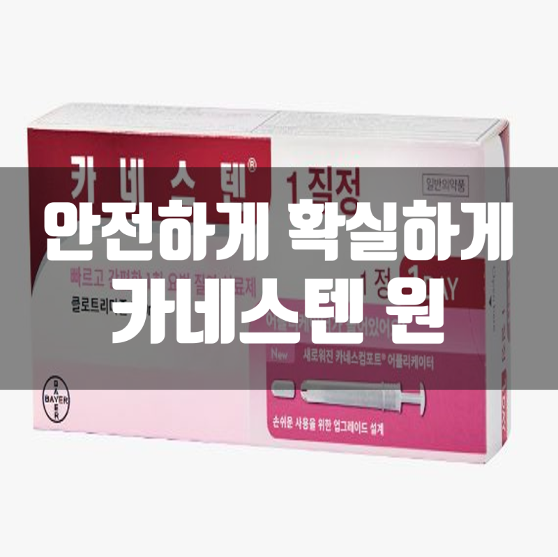 칸디다질염 치료, 카네스텐1질정으로 한방에 feat.질유산균