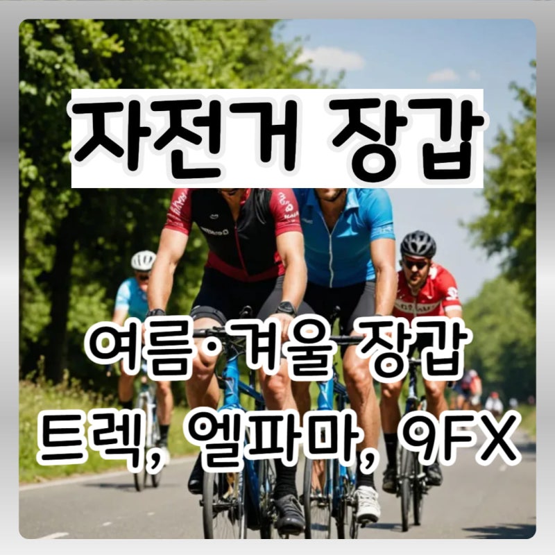 자전거 장갑 추천! 여름·겨울 모두 완벽하게 고르는 꿀팁 대방출