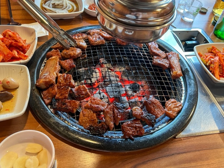  [서울/용산]밑반찬부터 돼지갈비 후식냉면까지 맛있게 먹고온 신용산맛집 '돈에뜰'