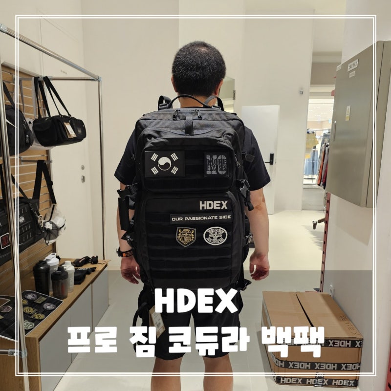 여행 가방 추천 - HDEX 프로 짐 코듀라 백팩 2.0 솔직 후기