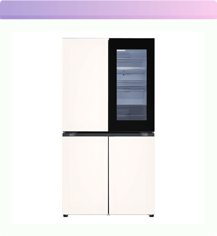  베이지 덕후 주목! LG 오브제 냉장고 870L로 완성하는 감성 주방 인테리어