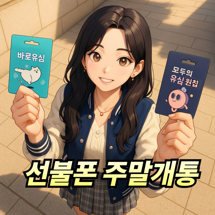  선불폰 통신사 앤텔레콤 주말개통 토요일 일요일