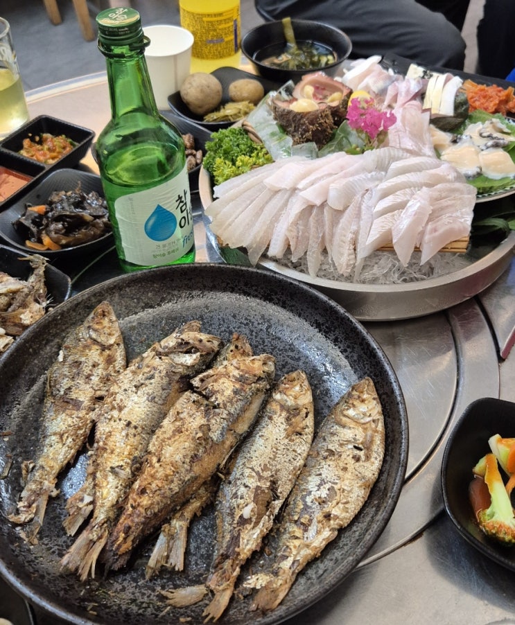  부산 수영역 맛집 횟집 신통영굴국밥, 가성비 좋은 모둠회 세트 후기