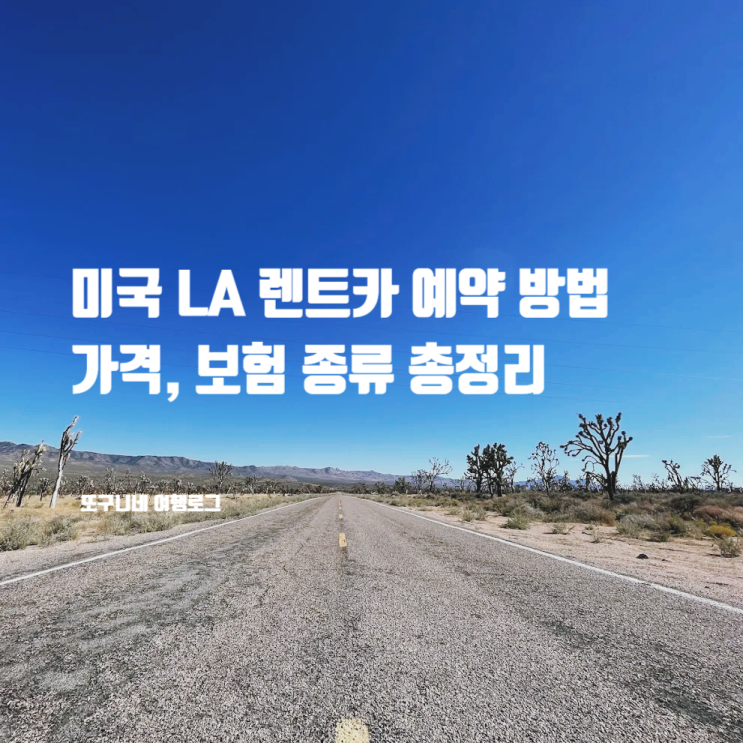  미국 LA 렌트카 예약 방법, 가격, 보험 종류 총정리