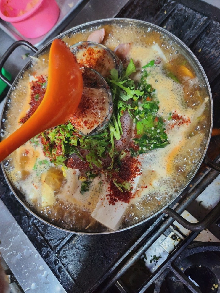  낙산전북팔도식당, 신선한 물곰(곰치국)과 가자미조림이 있는 양양맛집