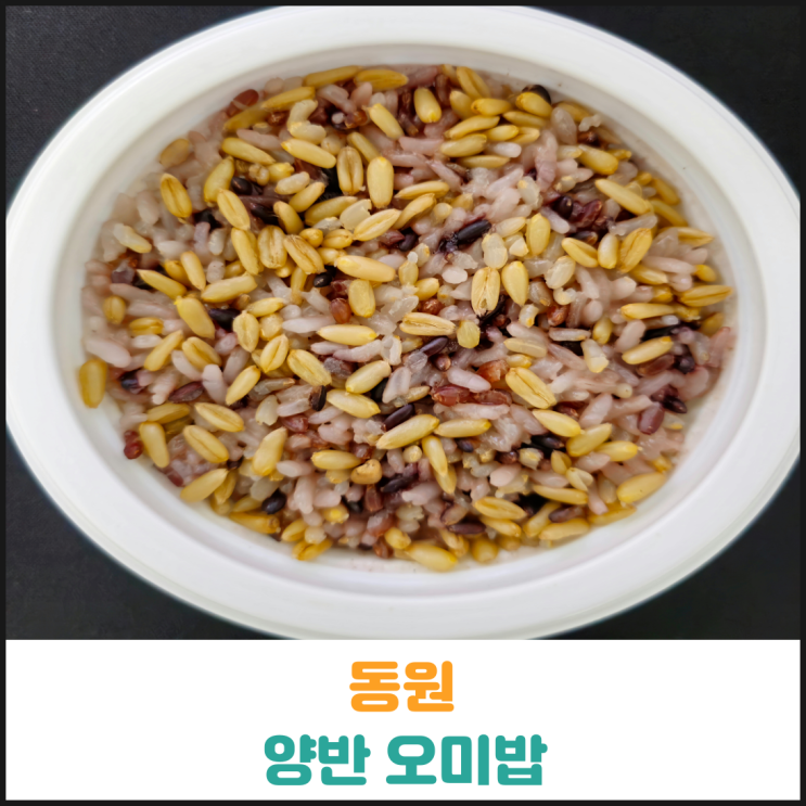  동원 양반 오미밥 후기