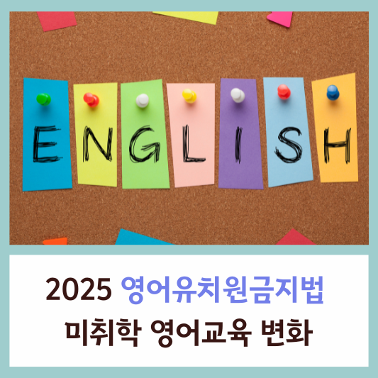 2025년 <b>영어유치원 규제</b>정책 | 4세고시 7세고시 영유금지법... 