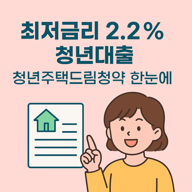  청년주택드림대출 이렇게 받는다, 청년주택드림청약 가이드