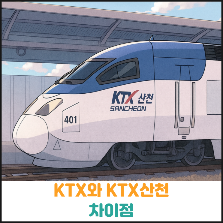  KTX와 KTX산천 차이