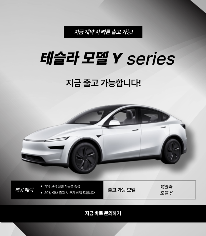  테슬라 모델y 리스 조건을 따지려면