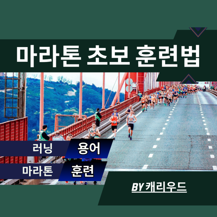  마라톤 초보 훈련법 LSD 인터벌 러닝 템포런 빌드업 업힐 런