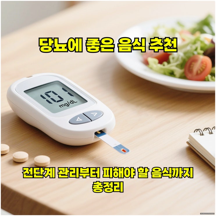 당뇨에 좋은 음식 추천, 전단계 관리부터 피해야 할 음식까지 총정리