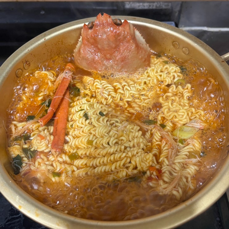  캠핑음식추천 영덕농수산 홍게찜 가성비 최고