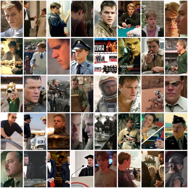 맷 데이먼 영화들 Matt Damon