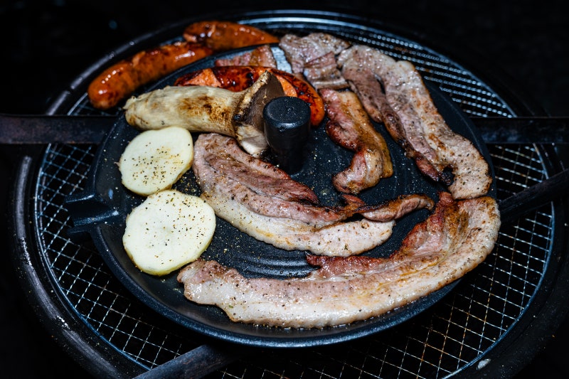 장인의 핸드메이드 진짜 무쇠 솥뚜껑 솥뚜껑그리들 주물이