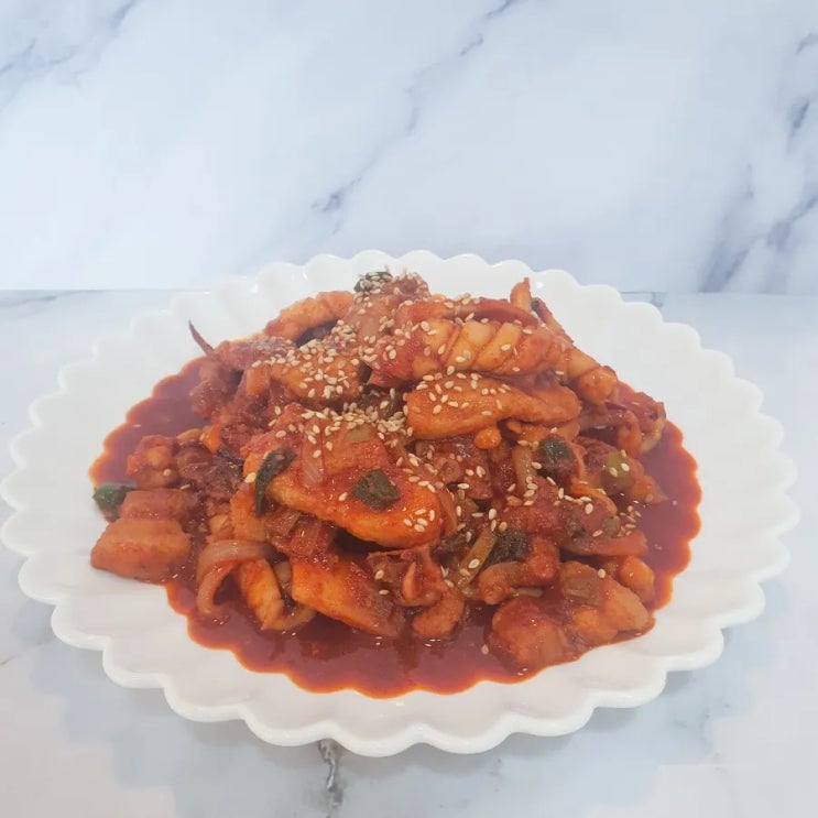  오삼불고기 황금레시피 매콤 쫄깃 집에서 만드는 오징어 삼겹살볶음