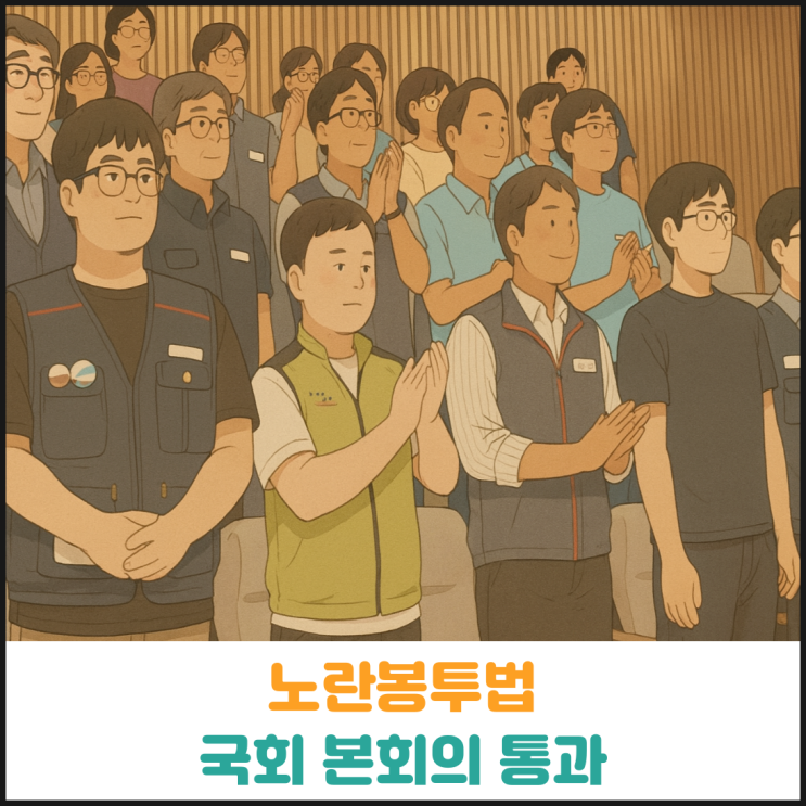 노란봉투법 국회 본회의 통과