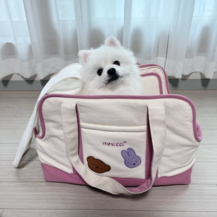  누우띠 x 미피 | 보리스 풉백 하네스, 강아지 이동가방, 미피 강아지목걸이