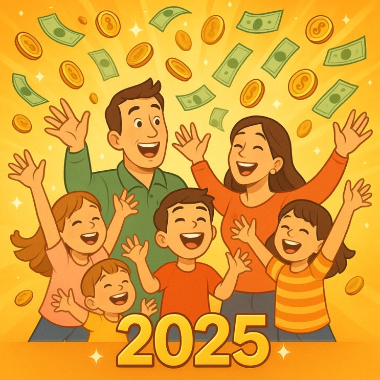  2025년, 다자녀 가정 '역대급' 돈벼락 맞는다? 절대 놓치면 후회할 소름 돋는 혜택들!