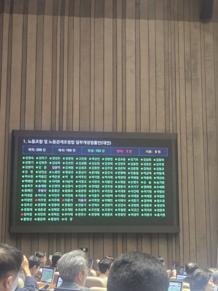 [윤후덕]<b>노란봉투법</b> 국회 <b>본회의 통과</b>