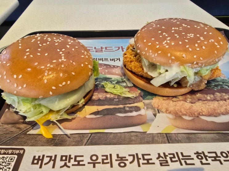  맥도날드 추천메뉴 창녕 갈릭 비프 버거, 창녕 갈릭 치킨 버거 솔직후기