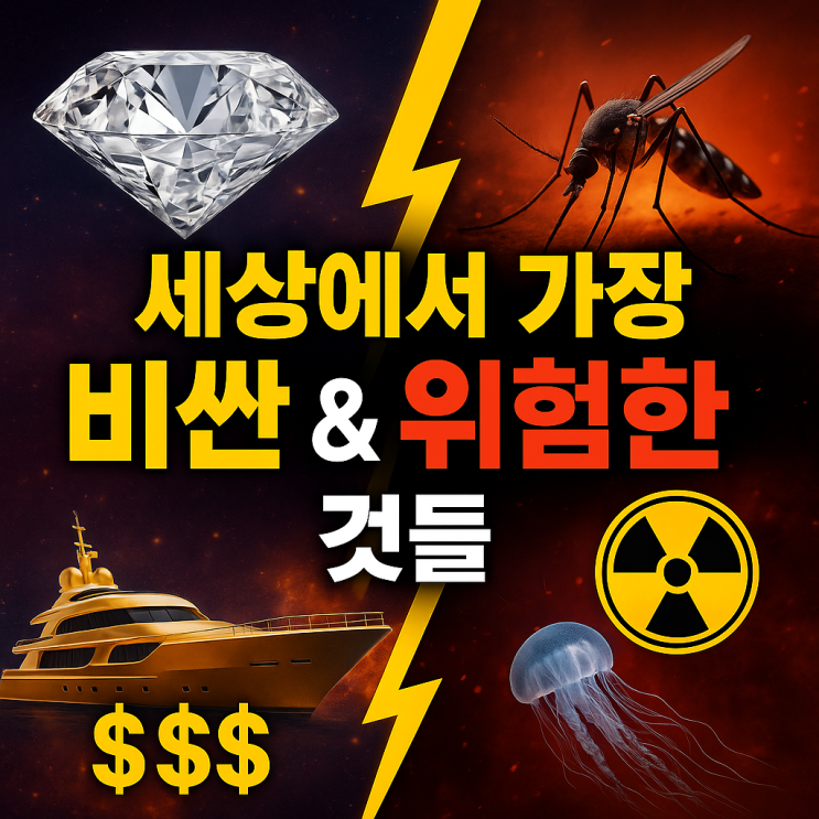  세상에서 가장 비싼 것과 위험한 것들