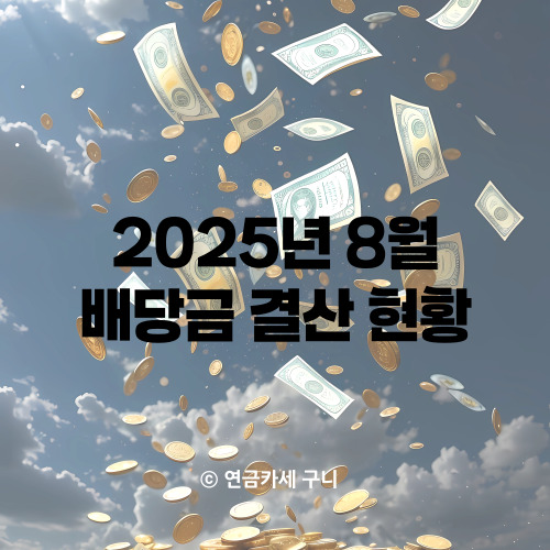  2025년 8월 배당금 결산 현황