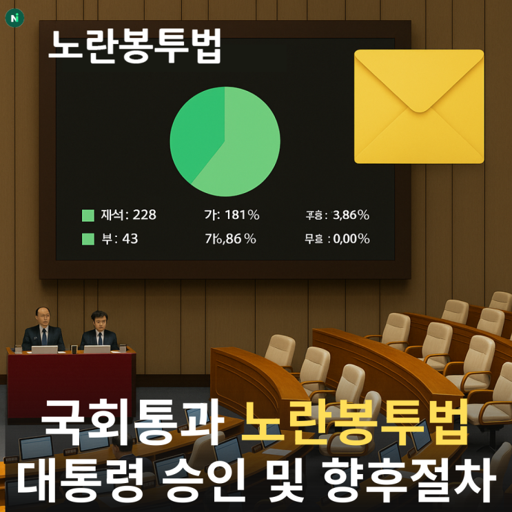 <b>노란봉투법</b> 국회 통과 이후 절차 언제? 국무회의 의결 대통령 승인